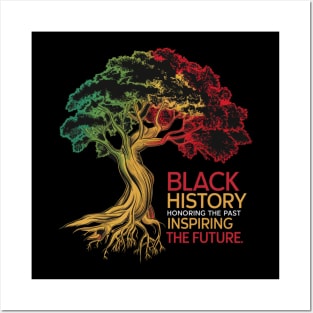 Honoring The Past Inspiring The Future Black History Month Posters and Art